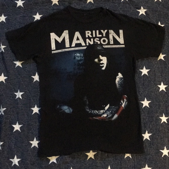 00s Marilyn Manson T shirt High End of Low RARE - Picture 2 of 5